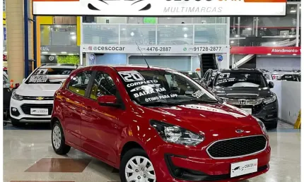 Ford ka se 1.0 flex completo  - vermelha - 2019/2020