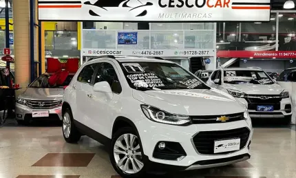 Chevrolet tracker 1.4 turbo flex ltz - com teto solar - branca - 2017/2017