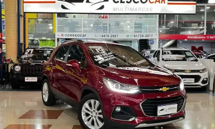 Chevrolet tracker 1.4 turbo premier - teto solar - vermelha - 2019/2019