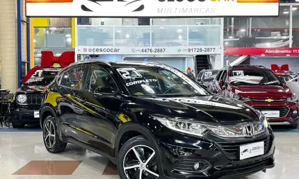 Honda hr-v ex 1.8 flex cvt - ar digital/multimídia - preta - 2021/2021