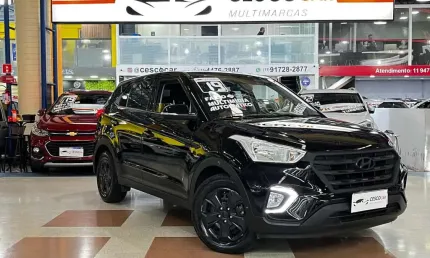 Hyundai creta attitude 1.6 automático - preta - 2019/2019