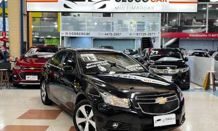 Chevrolet cruze lt 1.8 flex automático - 62.000km - preta - 2012/2013