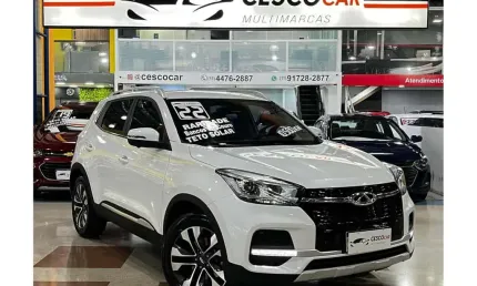 Caoa chery tiggo 5x txs 1.5 turbo flex - teto panorâmico - 10.500km - branca - 2021/2022