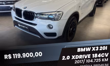 Bmw x3 20i 2017 (pericia premium)