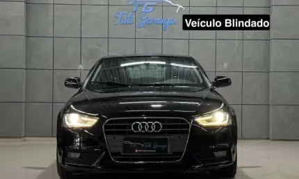 Audi a4 2.0 16v tfsi 183/180cv multitronic  - preta - 2013/2014
