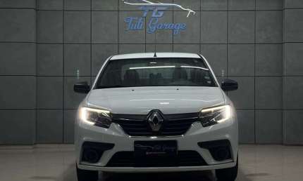 Renault logan life flex 1.0 12v 4p mec.  - branca - 2022/2023