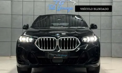 Bmw x6 xdrive 40i m sport 3.0 bi-turbo  - preta - 2023/2024