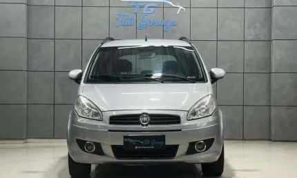 Fiat idea attractive 1.4 fire flex 8v 5p  - prata - 2011/2011