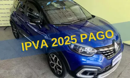 Captur intense turbo 1.3 16v cvt 21/22 azul 