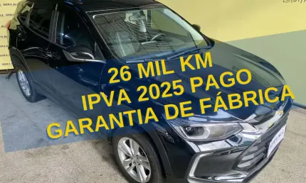Tracker lt turbo 1.0 12v flex 22/23 preta apenas 26 mil km