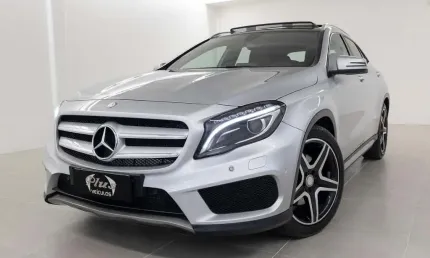 Mercedes-benz gla 250 2.0 turbo sport 4matic  - prata - 2016/2017