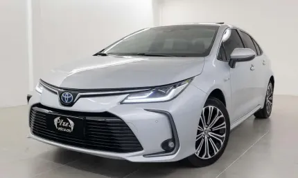 Toyota corolla 1.8 hybrid altis premium - prata - 2021/2022