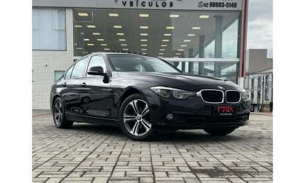 Bmw 320i modern/sport tb 2.0/a.flex/gp 4p  - preta - 2018/2018