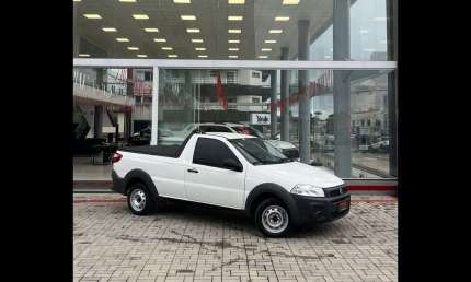 Fiat strada 1.4 mpi fire flex 8v cs  - branca - 2018/2018