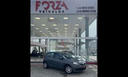 Renault sandero expression hi-power 1.0 16v 5p  - cinza - 2016/2016