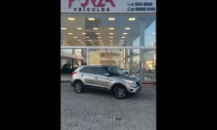 Hyundai creta pulse 1.6 16v flex aut.  - prata - 2018/2018