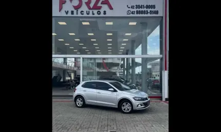 Volkswagen polo comfort. 200 tsi 1.0 flex 12v aut.  - prata - 2018/2019