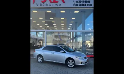 Toyota corolla xei 2.0 flex 16v aut.  - prata - 2011/2011