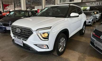 Hyundai creta 1.0 tgdi flex comfort automático - branca - 2023/2024