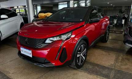 Peugeot 3008 1.6 16v thp gasolina gt pack automático - vermelha - 2022/2023
