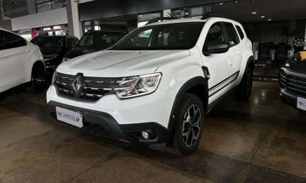 Renault duster 1.6 16v sce flex iconic x-tronic - branca - 2022/2023