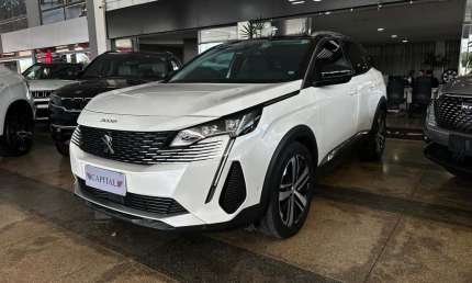 Peugeot 3008 1.6 16v thp gasolina griffe automático - branca - 2022/2023