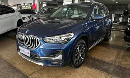 Bmw x1 2.0 16v turbo activeflex sdrive20i x-line 4p automático - azul - 2021/2021