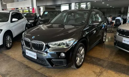 Bmw x1 2.0 16v turbo activeflex sdrive20i 4p automático - preta - 2018/2019