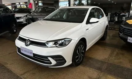 Volkswagen polo 1.0 170 tsi highline automático - branca - 2023/2024