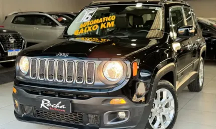 Jeep renegade longitude 1.8 automático completo com baixíssima quilometragem 