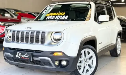 Jeep renegade limited 1.8 automática com baixo km e teto solar panorâmico 