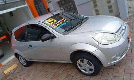 Ford ka 1.0 tecno 8v flex 3p  - prata - 2008/2009