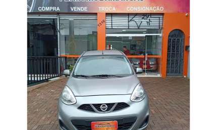 Nissan march s 1.0 12v flex 5p  - cinza - 2018/2019