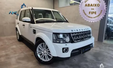 Land rover discovery se 3.0 4x4 tdv6/sdv6 die.aut.  - branca - 2014/2015