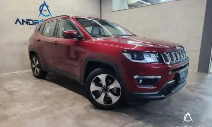 Jeep compass longitude 2.0 4x2 flex 16v aut.  - vermelha - 2018/2018