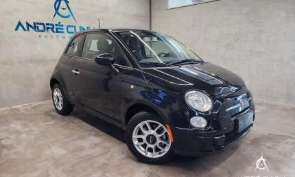 Fiat 500 cult 1.4 flex 8v evo dualogic  - preta - 2011/2012