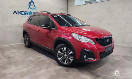 Peugeot 2008 allure pack 1.6 flex 16v aut.  - vermelha - 2019/2020