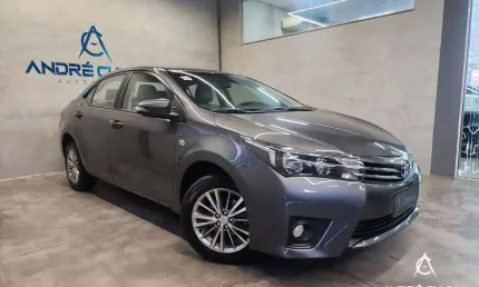 Toyota corolla xei 2.0 flex 16v aut.  - cinza - 2014/2015