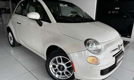 Fiat 500 cult 1.4 dualogic 2014 branco!!!