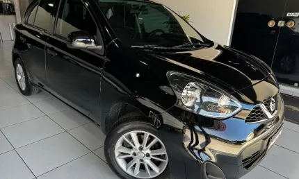 Nissan march 1.0 s 2017 preto completo!!!