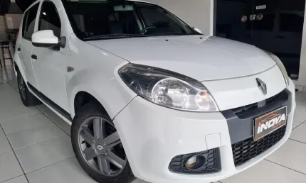 Renault sandero 1.6 expression 2012 branco completo !!!!!