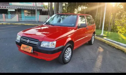 Fiat mille uno  economy - vermelha - 2012/2012