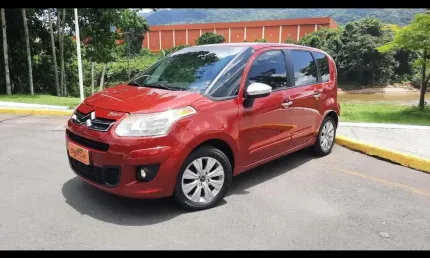 Citroën c3 picasso excl. 1.6 flex 16v 5p aut.  - vermelha - 2013/2014
