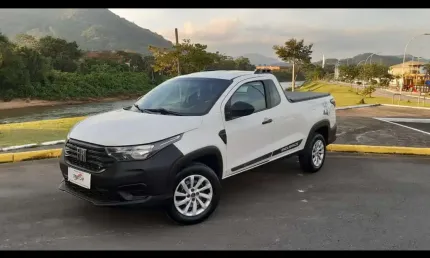Fiat strada endurance 1.4 flex 8v cs plus - branca - 2021/2021