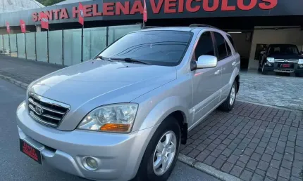 Kia sorento ex 2.5 16v 4x4 mec. diesel  - prata - 2007/2008