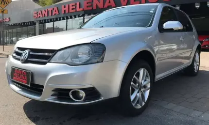 Volkswagen golf sportline 1.6 mi total flex 8v 4p  - prata - 2009/2010
