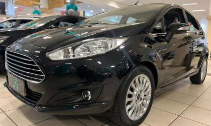 Ford fiesta tit./tit.plus 1.6 16v flex aut.  - preta - 2015/2016