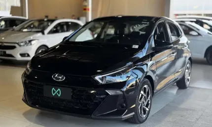 Hyundai hb20 platinum plus 1.0 tb flex 12v aut.  - preta - 2023/2023
