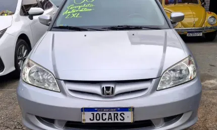 Honda civic 2006 automático e acabamento em couro