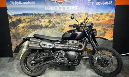 Triumph scrambler 1200 xc 2020 preta